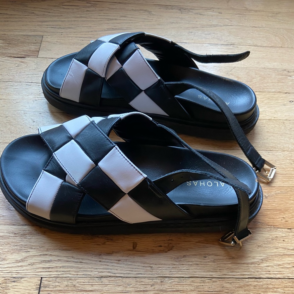 Alohas Sandals - Marshmallow Scacchi - Picture 3 of 3